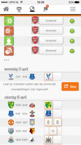 POULES.COM screenshot