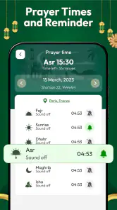 Prayer Times & Qibla Finder screenshot