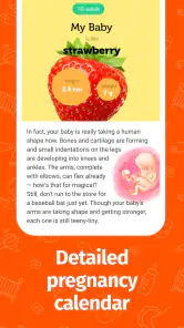 Preggie zwangerschap tracker screenshot