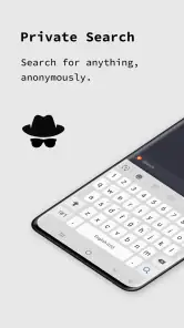 Privé browser app screenshot