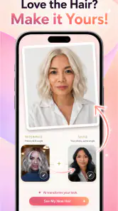 Probeer AI Hair eens uit screenshot