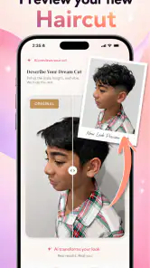 Probeer AI Hair eens uit screenshot