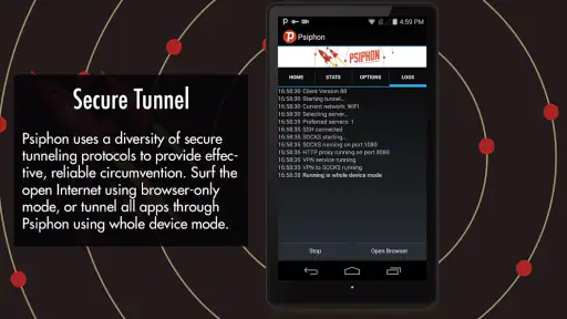 Psiphon: Fast and Secure VPN screenshot