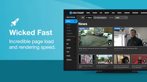 Puffin TV-browser screenshot