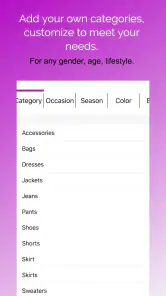 Pureple AI Outfit Planner screenshot