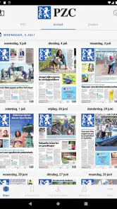 PZC - Digitale krant screenshot