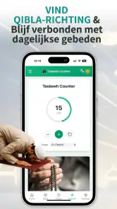 Qibla-richting: Gebedstijden screenshot