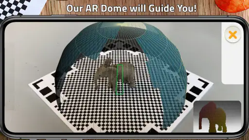 Qlone 3D-scanner screenshot