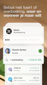 Qonto: Zakelijke Financiën app screenshot