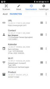 QR-codelezer & QR-scanner screenshot