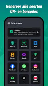 QR-codescanner screenshot