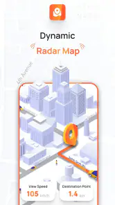 Radar, hud, snelheidscamera screenshot
