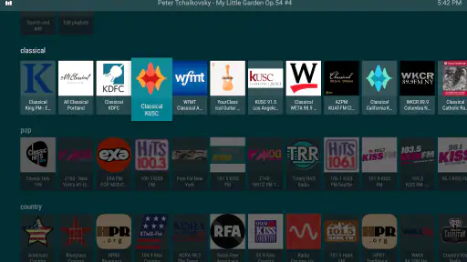 Radio op TV screenshot