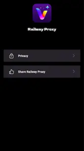 Railway VPN screenshot