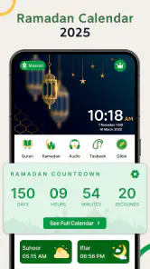 Ramadan Calendar 2025 Time screenshot