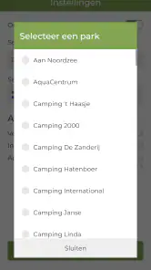 Recreatie App screenshot