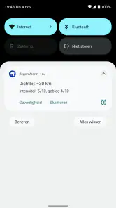 Regen Alarm (Rain Alarm) screenshot