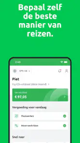 Reisbalans screenshot