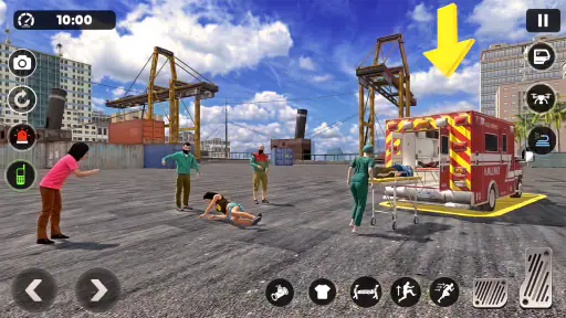 Rescue Ambulance Doctor Games screenshot