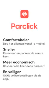 Reservering parkeren Parclick screenshot