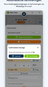 Restaurant reserveren screenshot
