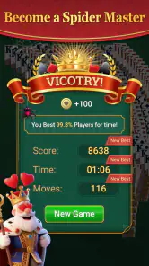 Retro Spider Solitaire screenshot