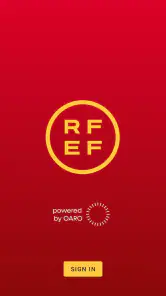 RFEF Tickets screenshot