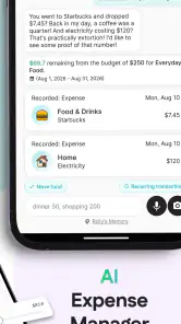 Rolly: AI Budget Money Tracker screenshot