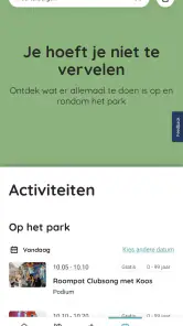 Roompot screenshot