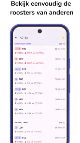 Roosterinfo screenshot