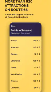 Route 66 Navigation screenshot