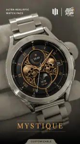 S4U Mystique - Gold watch face screenshot