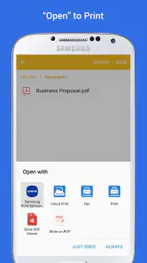 Samsung Print Service Plugin screenshot
