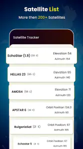 Satelliet Tracker App screenshot