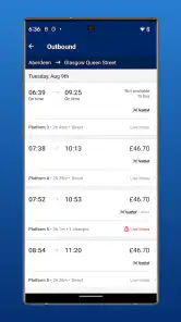 ScotRail Train Times & Tickets screenshot