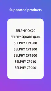SELPHY Photo Layout screenshot