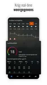 Sense flip klok en weer screenshot