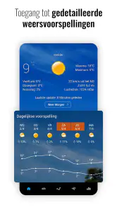 Sense flipklok & weer Pro screenshot