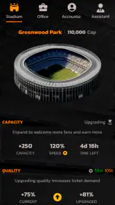 Sidelines Football Manager screenshot