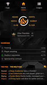 Sidelines Football Manager screenshot