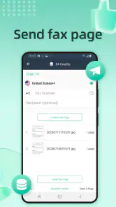 Simple Fax-Send Fax from Phone screenshot
