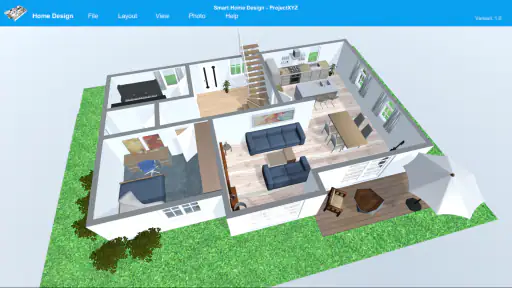 Smart Home Design | Lay-out screenshot