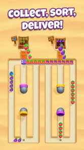 Snacky Dash: Food Maze Puzzle screenshot