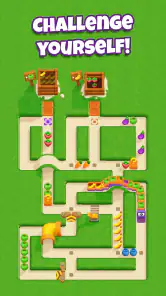 Snacky Dash: Food Maze Puzzle screenshot