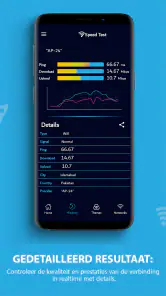 Snelheid test Meter speedtest screenshot