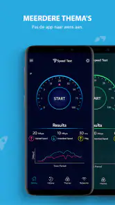 Snelheid test Meter speedtest screenshot