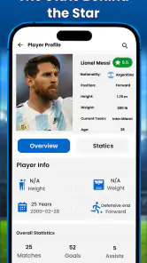 Soccer Live Scores: Stats screenshot
