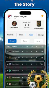 Soccer Live Scores: Stats screenshot