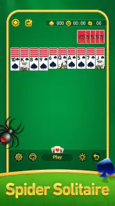 Spider Solitair Kaartspel screenshot