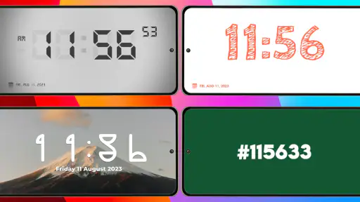 StandBy Mode: Big Clock Widget screenshot